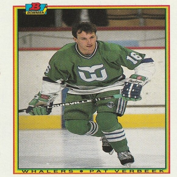 Pat Verbeek Hartford Whalers NHL Hockey Card Collection - 6 Card Set - Picture 4 of 7